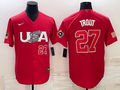 Mike Trout Team USA Baseball jersey Nike Red product image 1