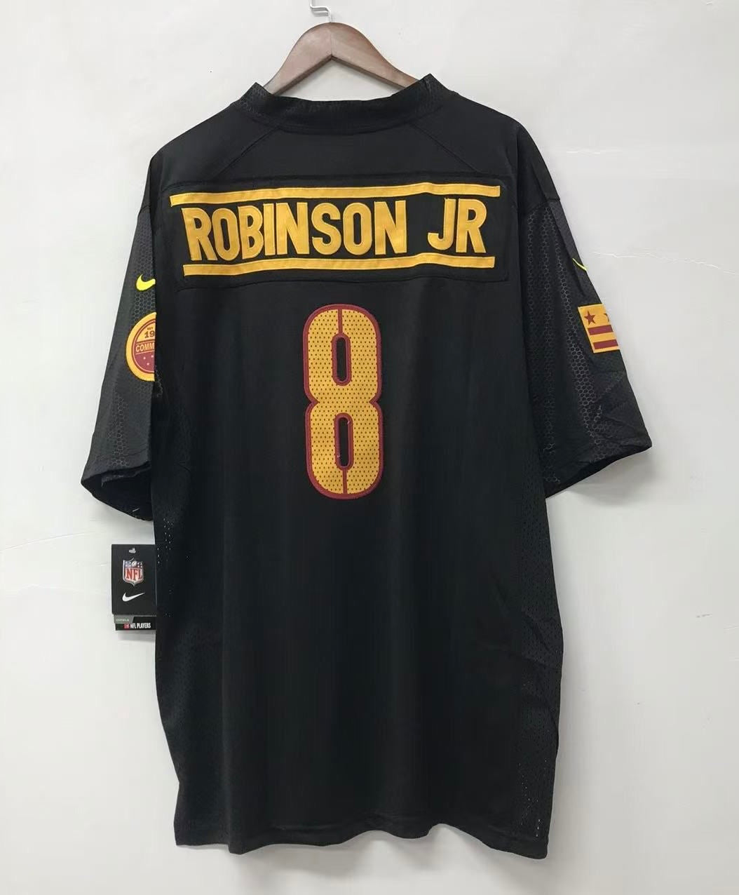 Brian Robinson Jr. Washington Commanders Jersey Black product image 1