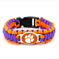 Clemson Tigers snap clasp bracelet product image 1
