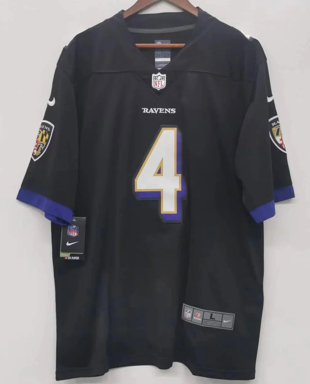 Zay Flowers Baltimore Ravens official NFL Nike Jersey black product image 2