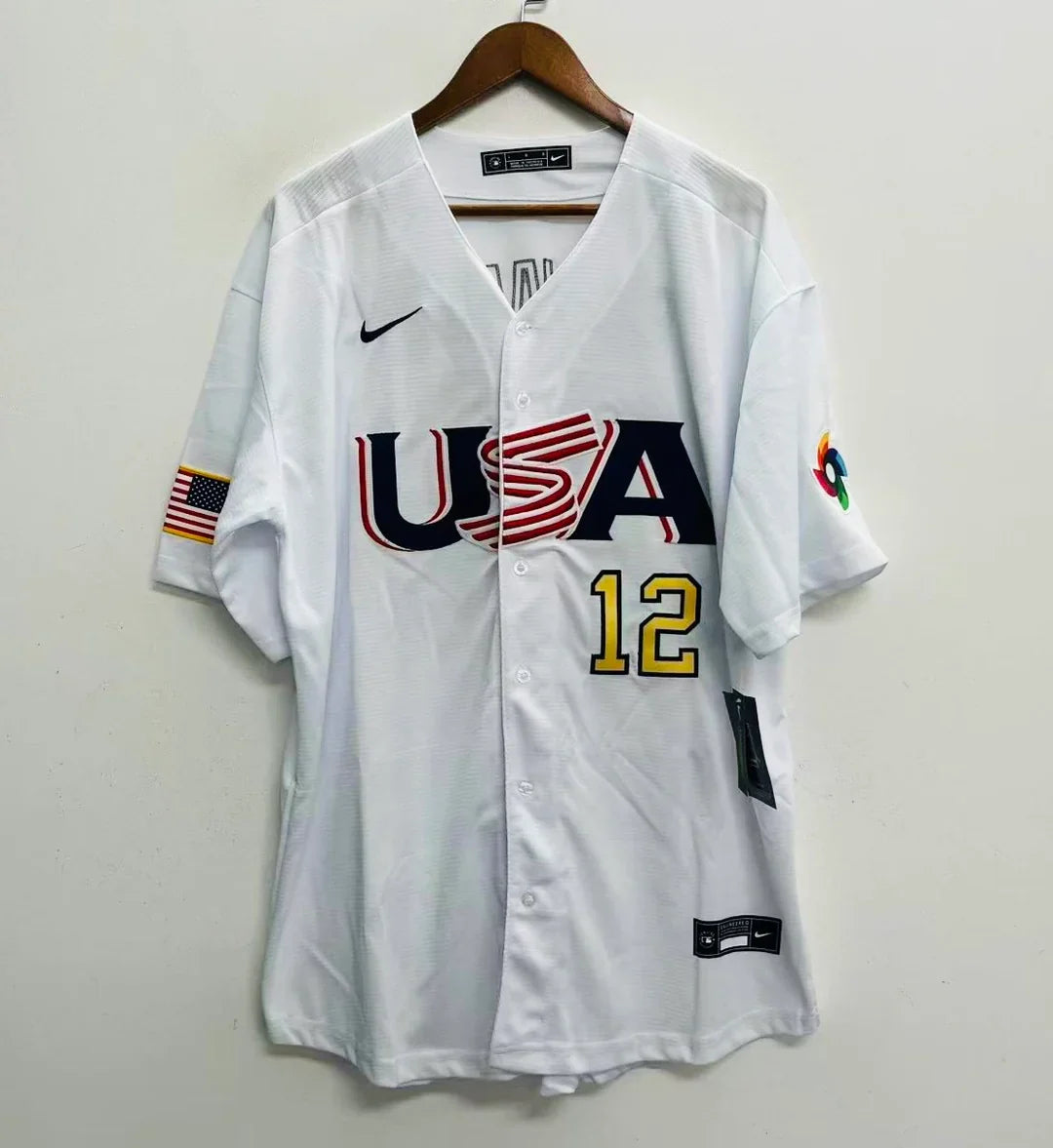 Kyle Schwarber Team USA Baseball Jersey Nike white product image 2