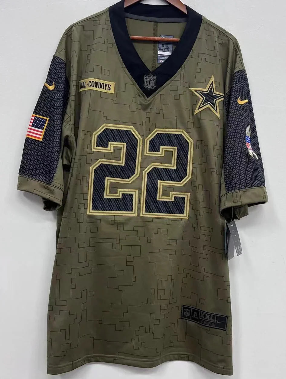 Emmitt Smith Dallas Cowboys Official Nike military salute product image 2