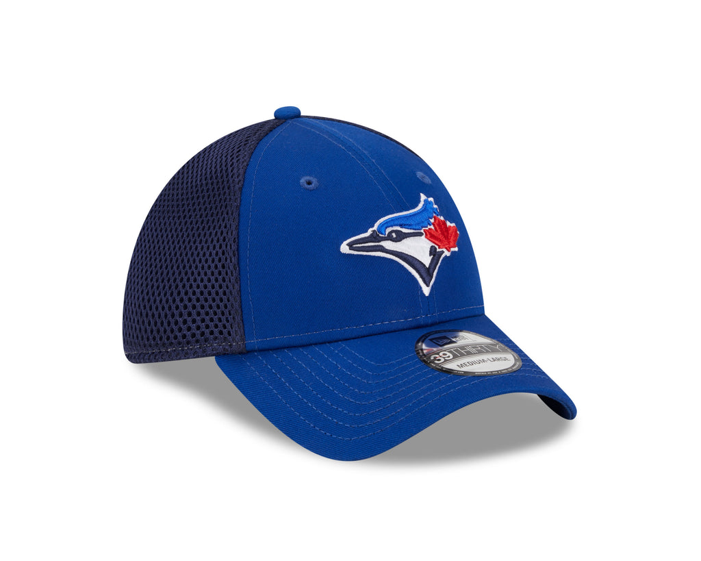 Toronto Blue Jays MLB New Era Men Royal/Navy 39Thirty Neo Stretch Fit Hat product image 3, provided for visual reference and