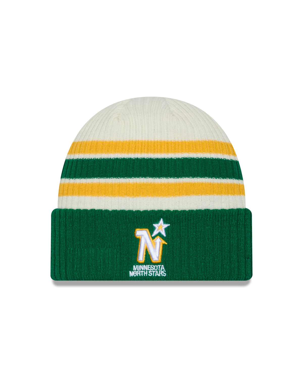 Minnesota North Stars NHL New Era Men Vintage Beanie Knit Hat product image 1, provided for visual reference and product