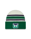 Hartford Whalers NHL New Era Men Vintage Beanie Knit Hat product image 1, provided for visual reference and product detail