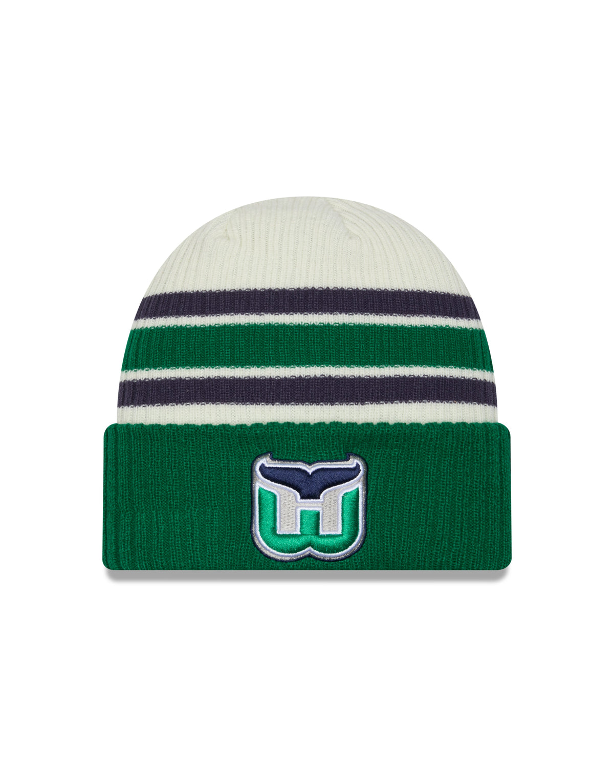 Hartford Whalers NHL New Era Men Vintage Beanie Knit Hat product image 1, provided for visual reference and product detail