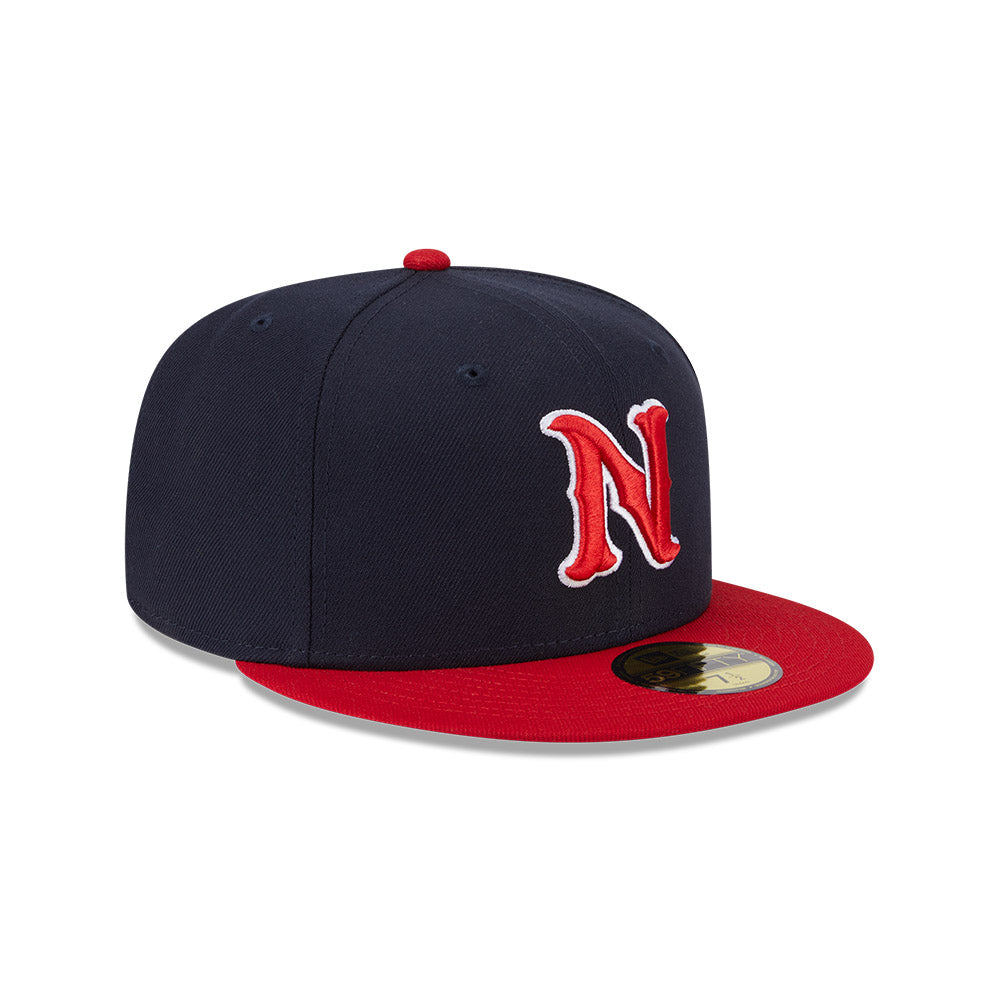 Nashville Sounds MiLB New Era Men Navy/Red 59Fifty Authentic Collection Fitted Hat product image 4, provided for visual