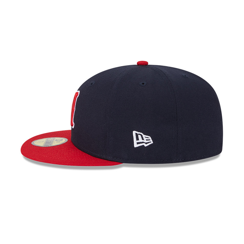 Nashville Sounds MiLB New Era Men Navy/Red 59Fifty Authentic Collection Fitted Hat product image 5, provided for visual