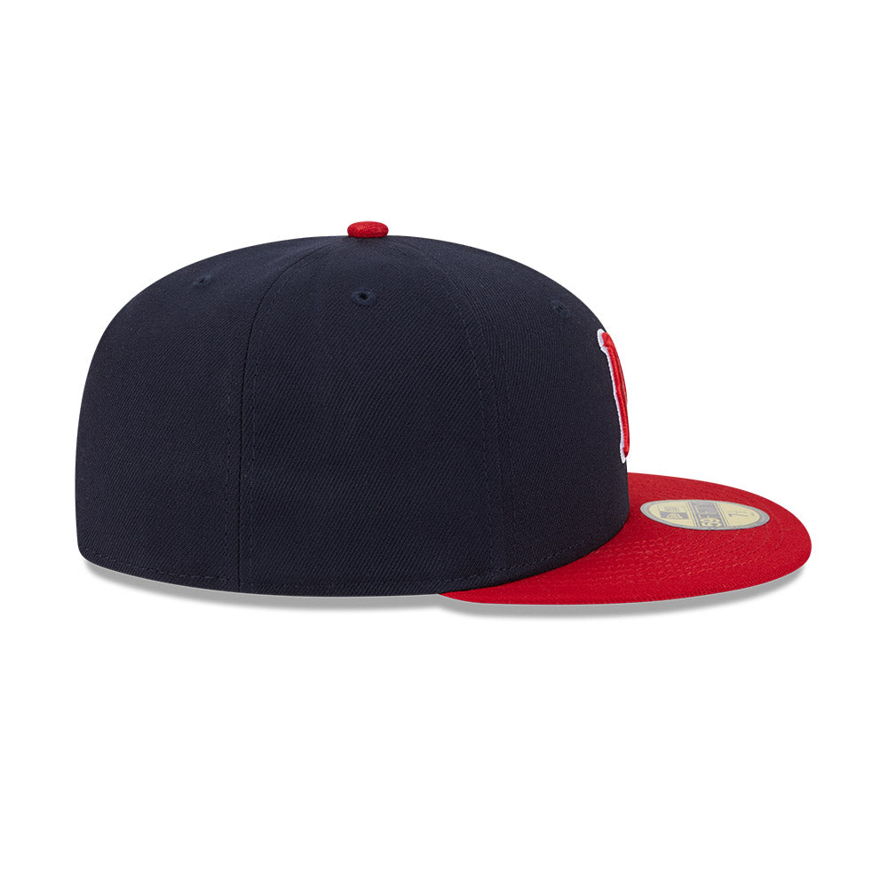 Nashville Sounds MiLB New Era Men Navy/Red 59Fifty Authentic Collection Fitted Hat product image 6, provided for visual