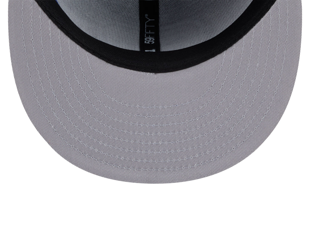 Vancouver Canucks NHL New Era Men Royal 59Fifty Side Script Fitted Hat product image 5, provided for visual reference and