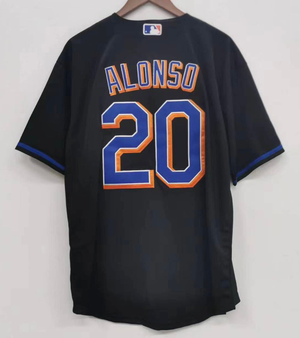 Pete Alonso New York Mets Official MLB Nike Jersey black product image 2