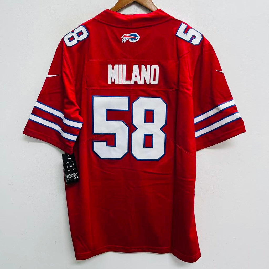 Matt Milano Buffalo Bills Official NFL Nike Jersey red product image 1
