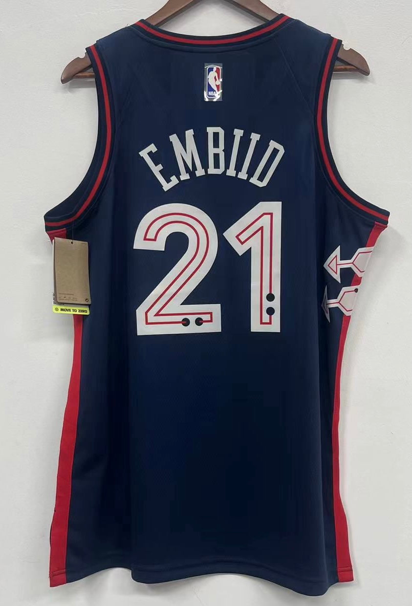 Joel Embiid Philadelphia 76ers Jersey Nike product image 1