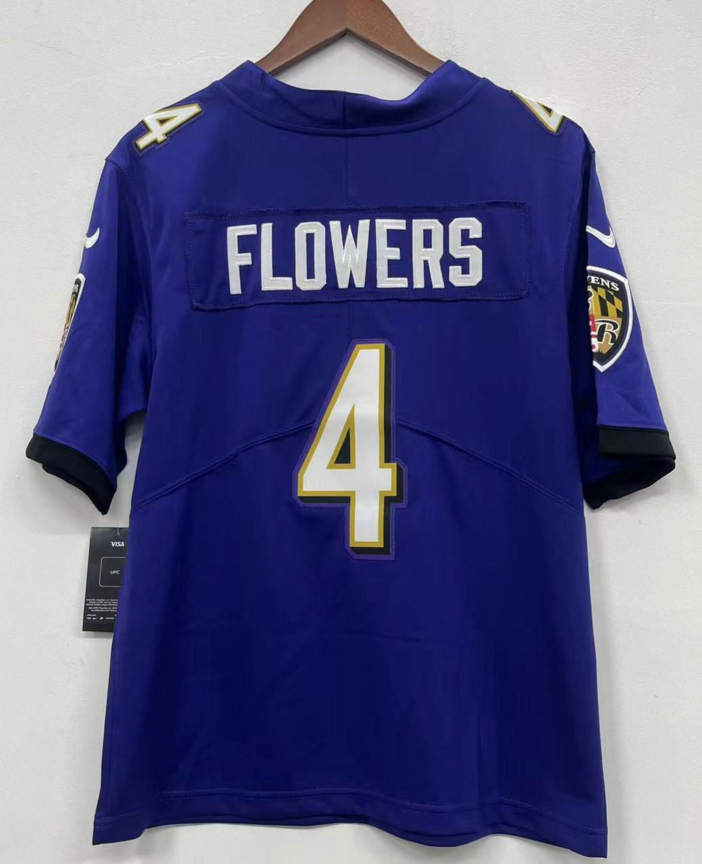 Zay Flowers Baltimore Ravens YOUTH Jersey Purple product image 1
