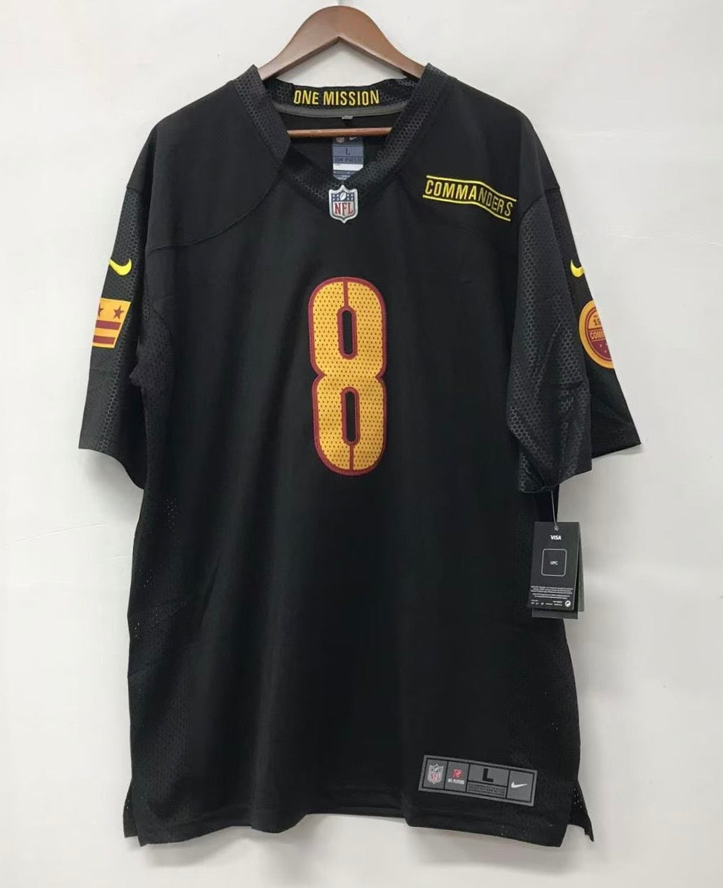 Brian Robinson Jr. Washington Commanders Jersey Black product image 2