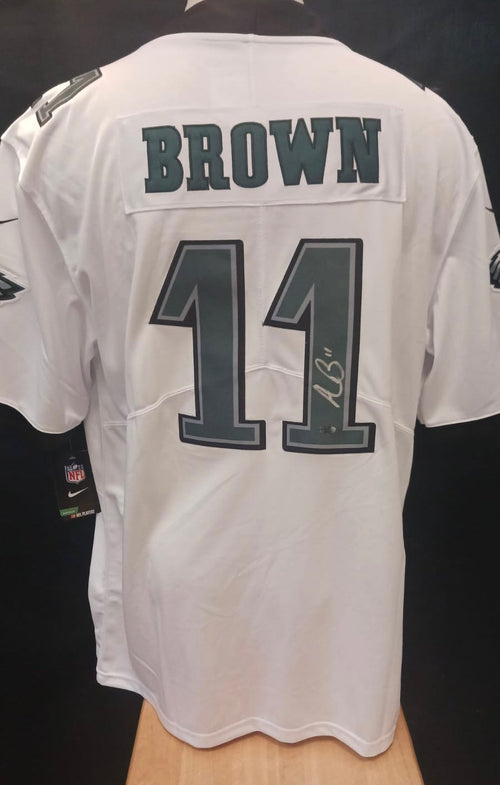 A.J. Brown autographed Philadelphia Eagles white Nike product image 1