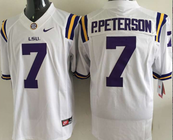 Patrick Peterson LSU Tigers Official NCAA Nike Jersey white product image 1