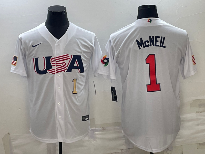 Jeff McNeil Team USA Baseball jersey Nike product image 1