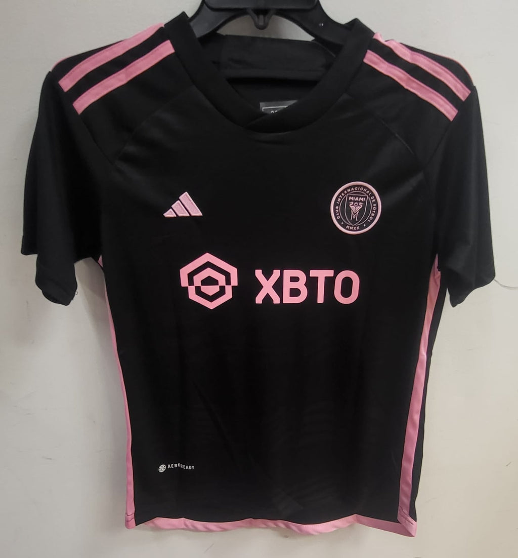 Lionel Messi Inter Miami Soccer Futbol Jersey black YOUTH product image 2