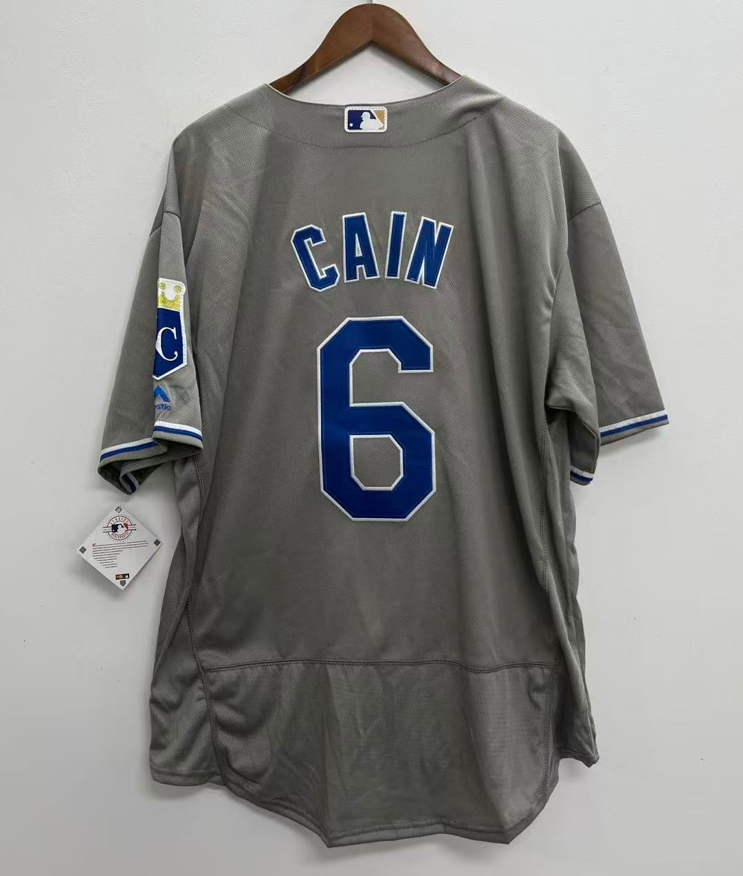 Lorenzo Cain Kansas City Royals Jersey Majestic gray product image 2