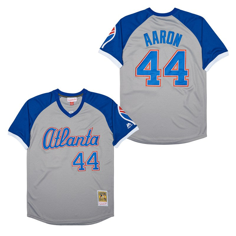 Hank Aaron Atlanta Milwaukee Braves Jersey Mitchell & Ness product image 1