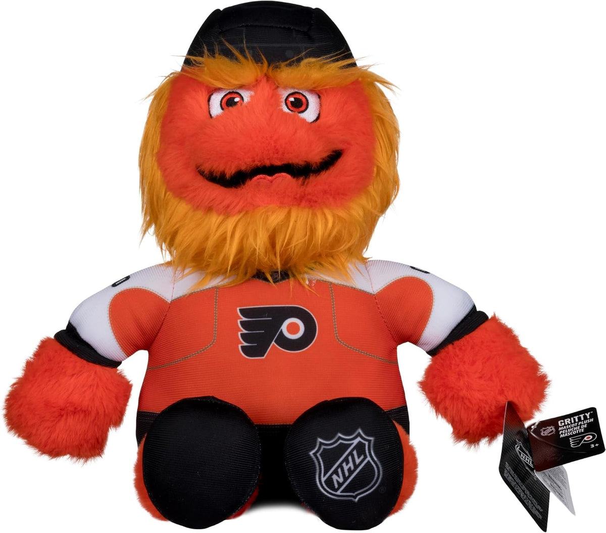 Gritty Philadelphia Flyers NHL McFarlene Toys 10" Plush Mascot product image 1, provided for visual reference and product