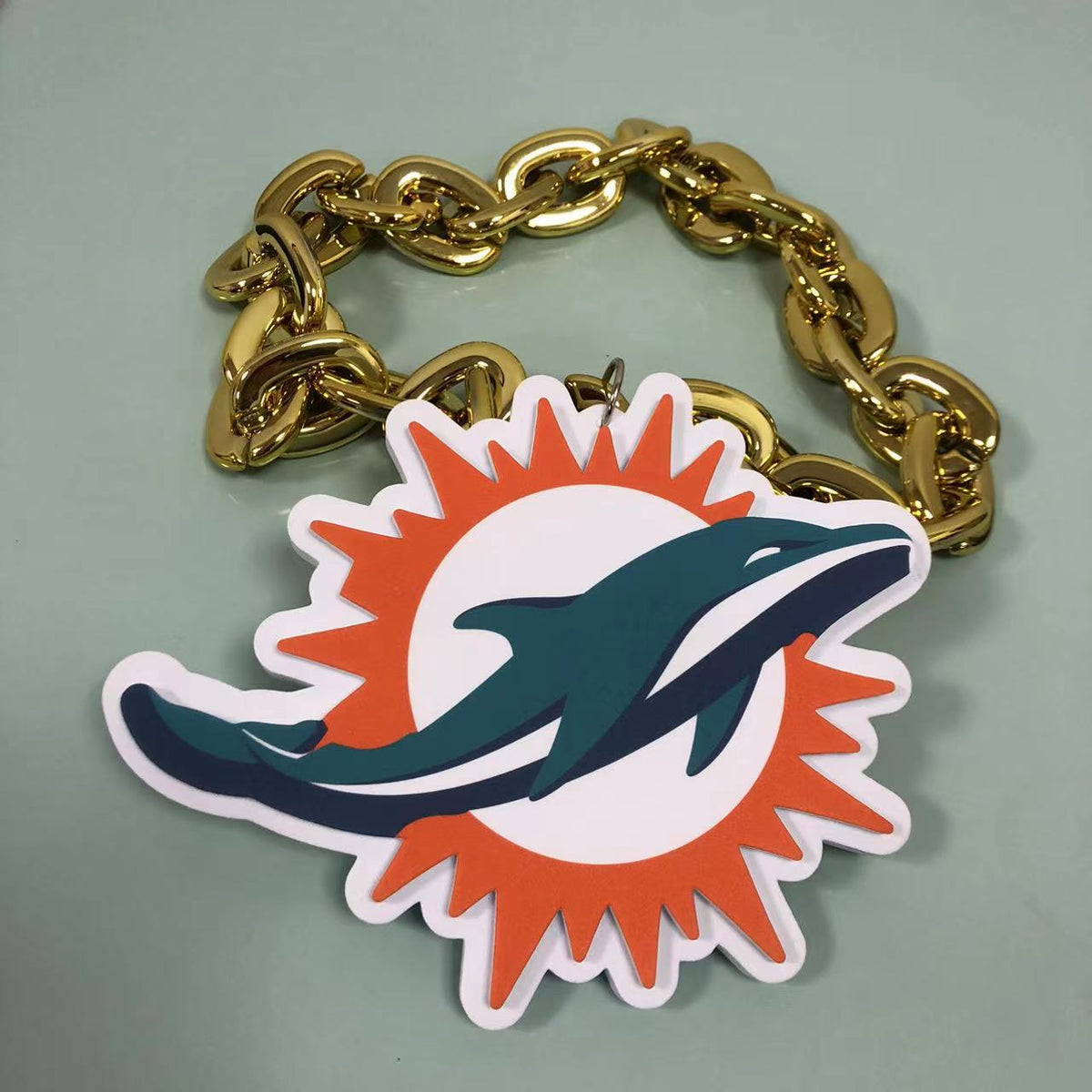 Miami Dolphins 3D foam Fan Chain product image 1