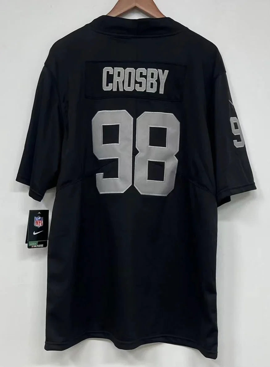 Maxx Crosby Las Vegas Raiders Official NFL Nike Jersey black product image 1