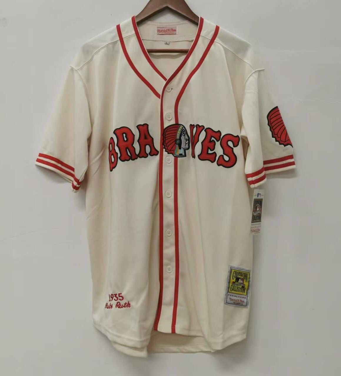 Babe Ruth Boston Braves Official MLB jersey Mitchell & Ness product image 2