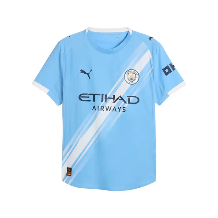 Manchester City EPL Puma Men Light Blue 2025/26 Authentic Home Jersey with Box product image 1, provided for visual
