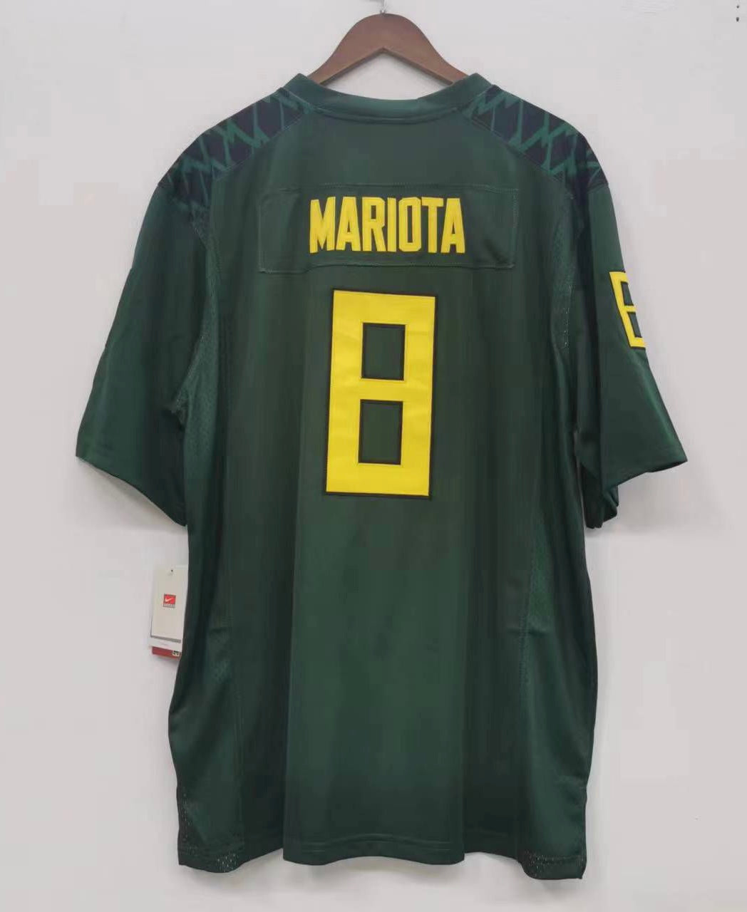 Marcus Mariota Oregon Ducks Official NCAA Nike Jersey Green product image 1