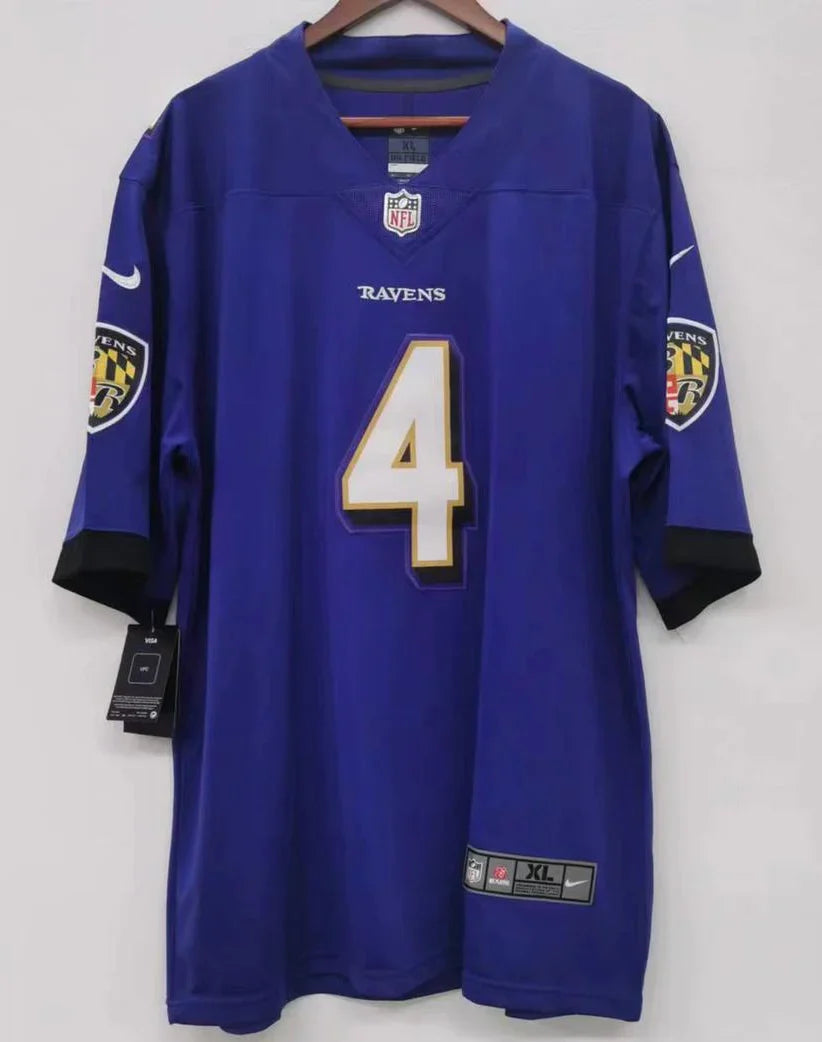 Zay Flowers Baltimore Ravens official NFL Nike Jersey purple product image 2
