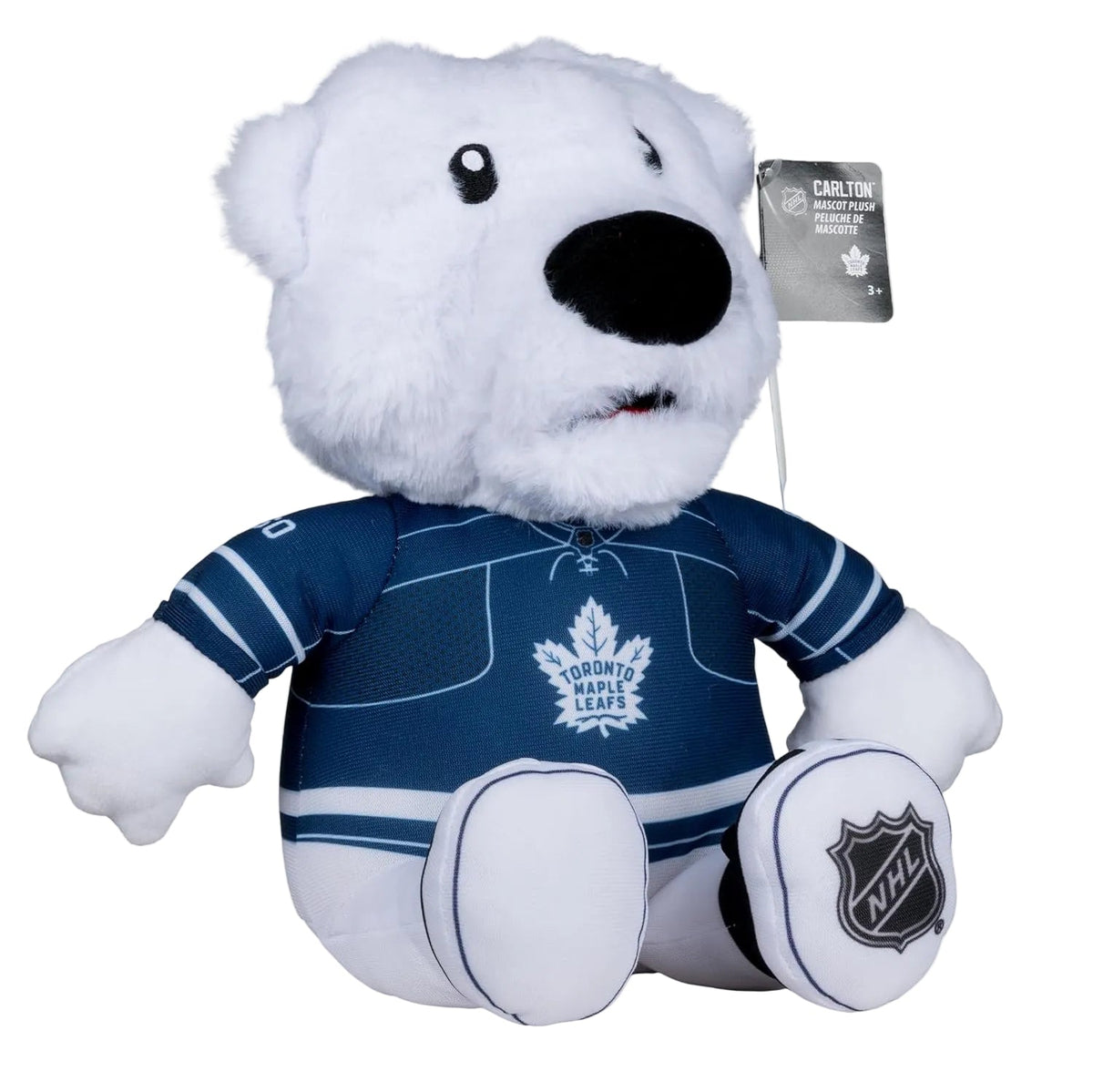 Carlton The Bear Toronto Maple Leafs NHL McFarlene Toys 10" Plush Mascot product image 3, provided for visual reference and