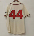 Hank Aaron Atlanta Milwaukee Braves Jersey 1957 Mitchell & product image 1