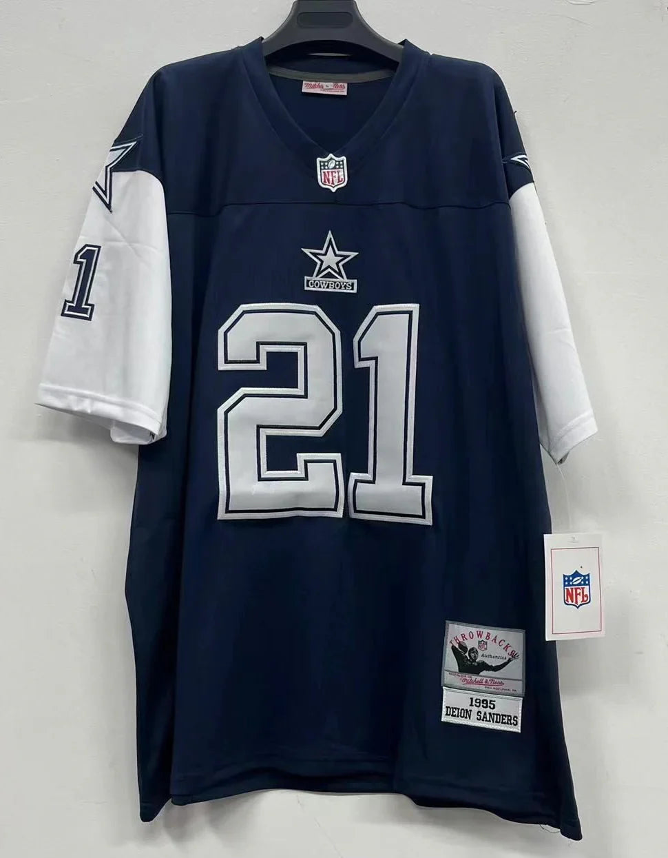 Deion Sanders 1995 Dallas Cowboys Official NFL Jersey product image 2