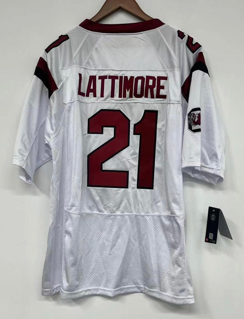 Marcus Lattimore South Carolina Gamecocks Jersey white product image 2