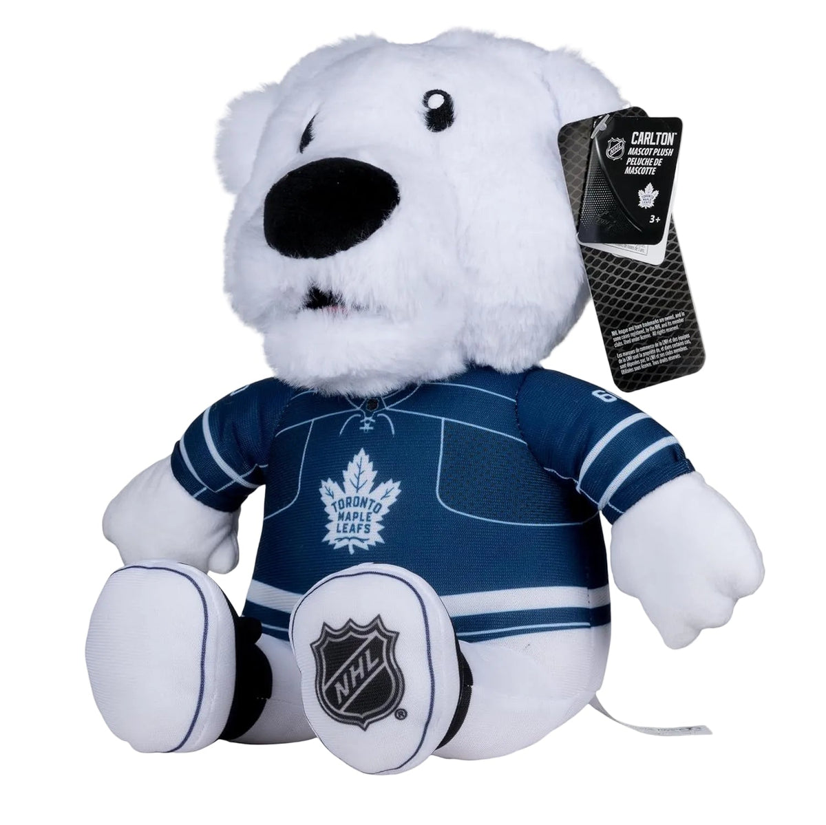 Carlton The Bear Toronto Maple Leafs NHL McFarlene Toys 10" Plush Mascot product image 4, provided for visual reference and