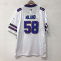 Matt Milano Buffalo Bills Official NFL Nike Jersey WHITE product image 1