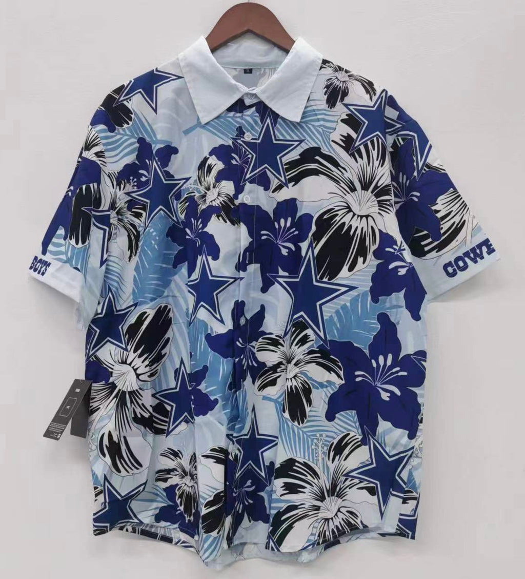 Dallas Cowboys Official NFL Floral Palm shirt product image 1