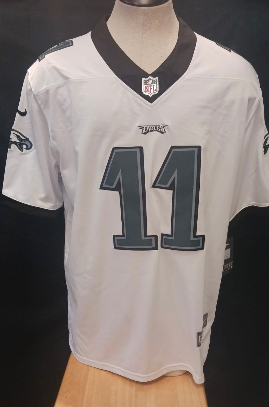 A.J. Brown autographed Philadelphia Eagles white Nike product image 3