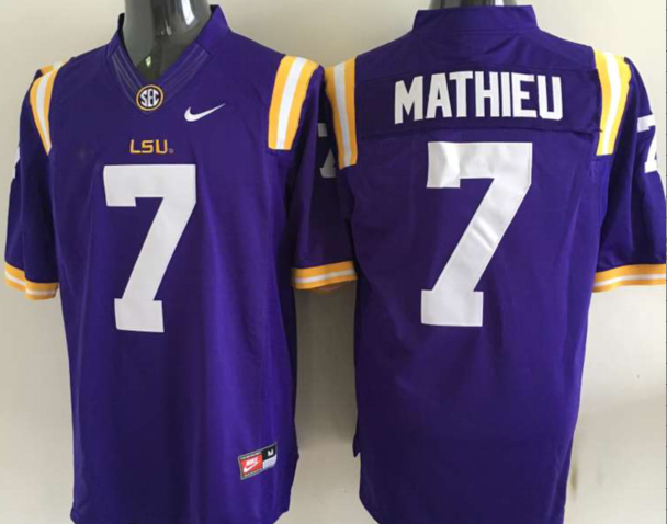 Tyrann Mathieu LSU Tigers Official NCAA Nike Jersey product image 1