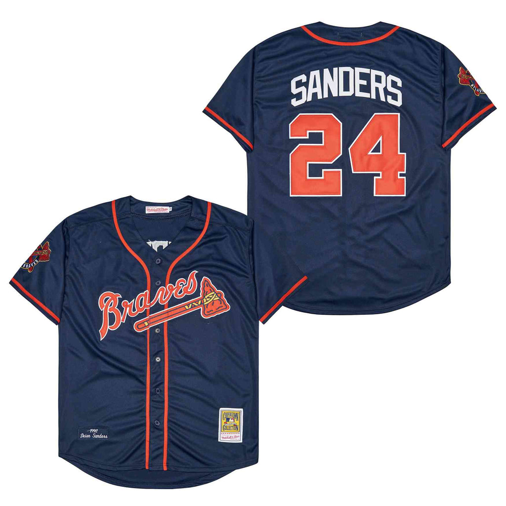 Deion Sanders Atlanta Braves 1992 Mitchell & Ness jersey product image 1