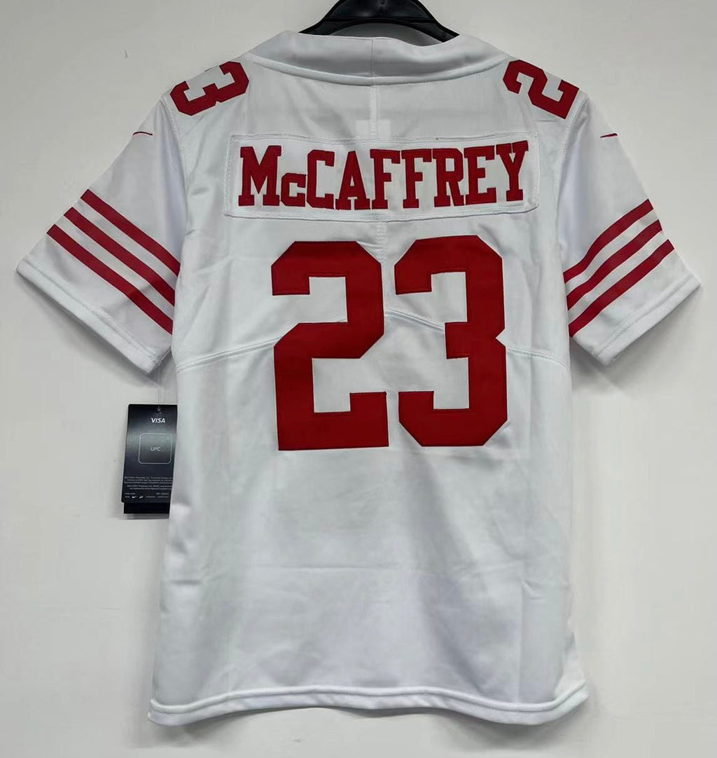 Christian McCaffrey San Francisco 49ers YOUTH Jersey white product image 1