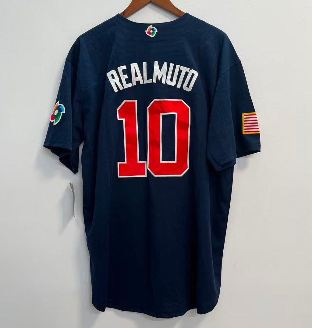 J.T. Realmuto Team USA Baseball Jersey Nike blue product image 2