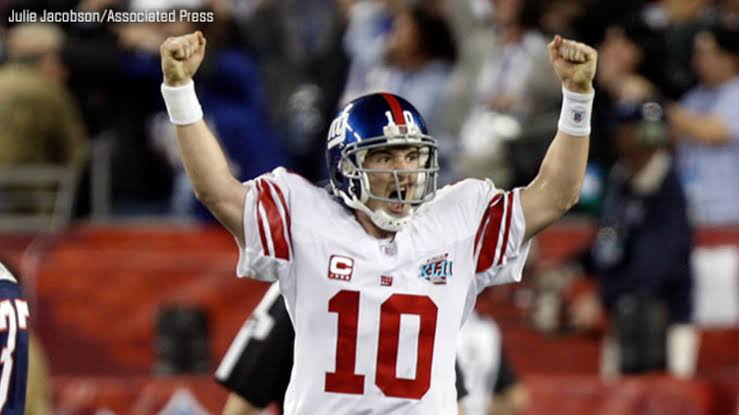 Eli Manning New York Giants Official Super Bowl XLII Jersey product image 5