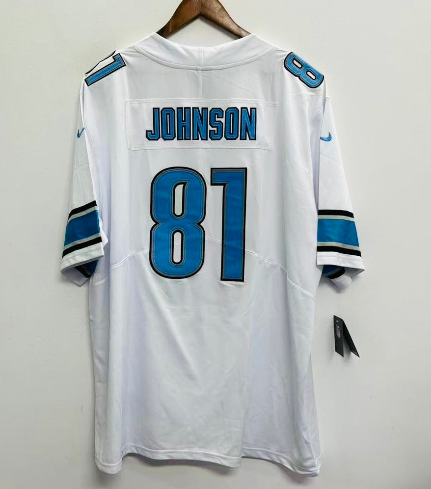 Calvin Johnson Detroit Lions Official NFL Nike Jersey white product image 1
