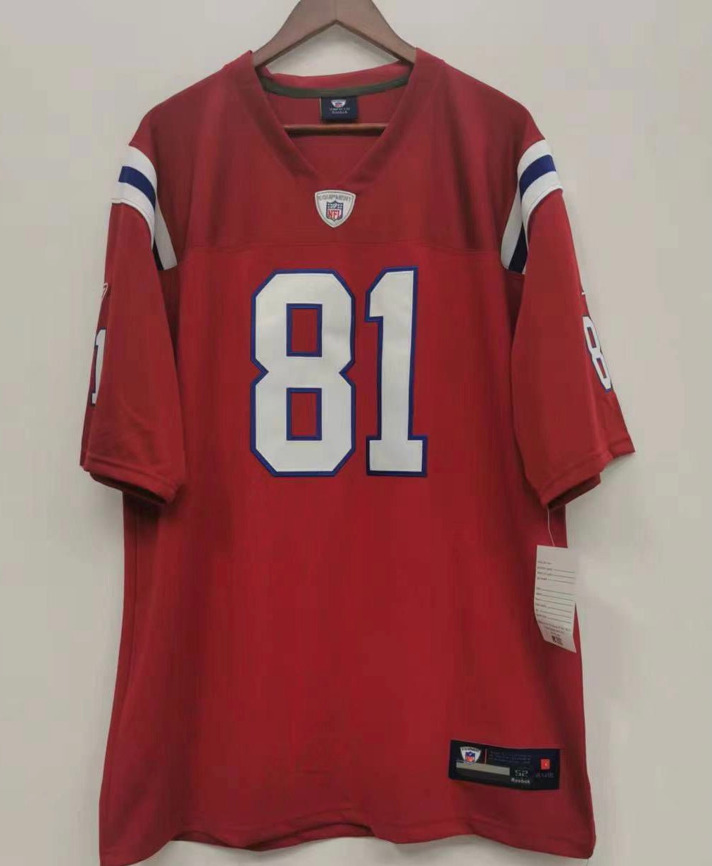 Aaron Hernandez New England Patriots Official NFL Jersey red product image 2
