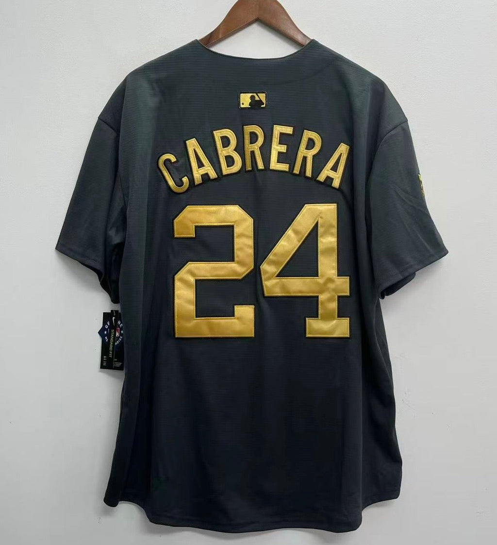 Miguel Cabrera Detroit Tigers Official MLB Jersey Nike Black product image 2