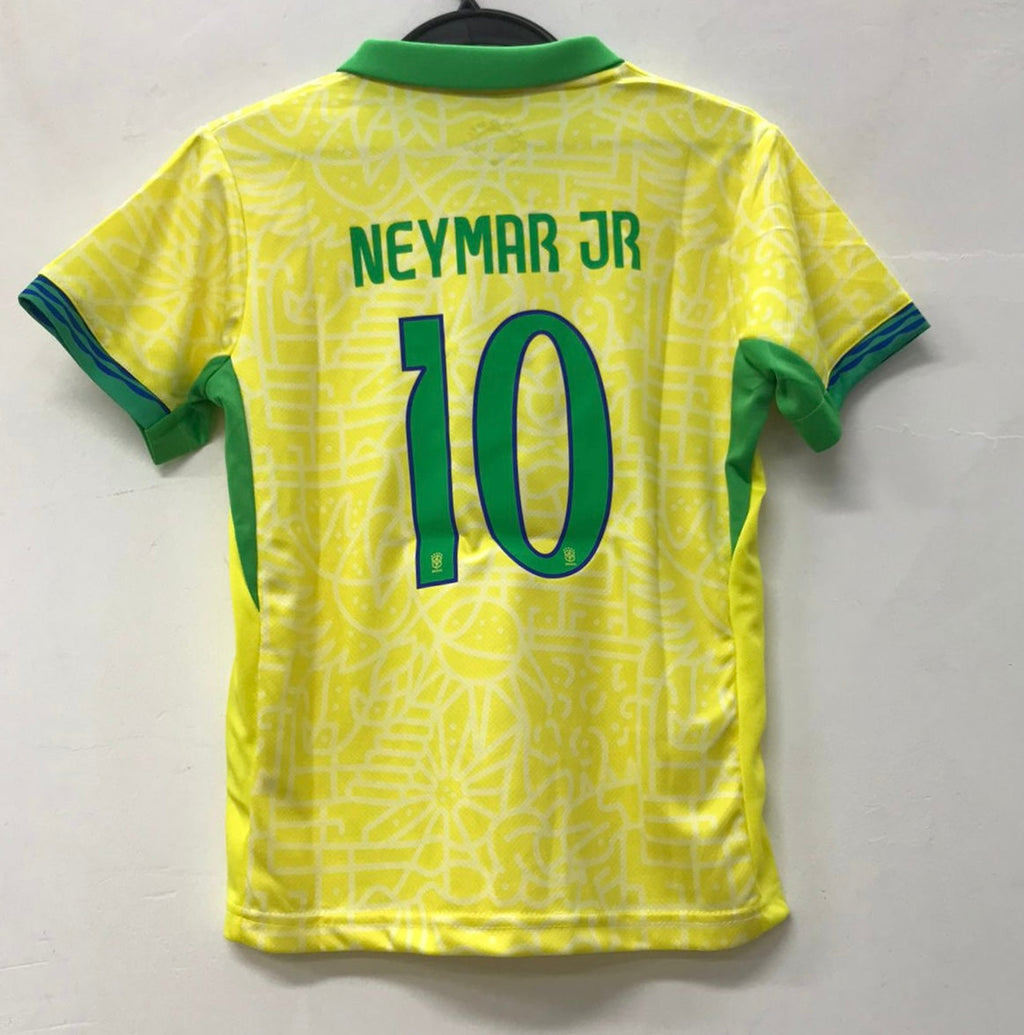 Neymar Jr. Brasil Soccer Futbol Jersey YOUTH KIDS sizes product image 2