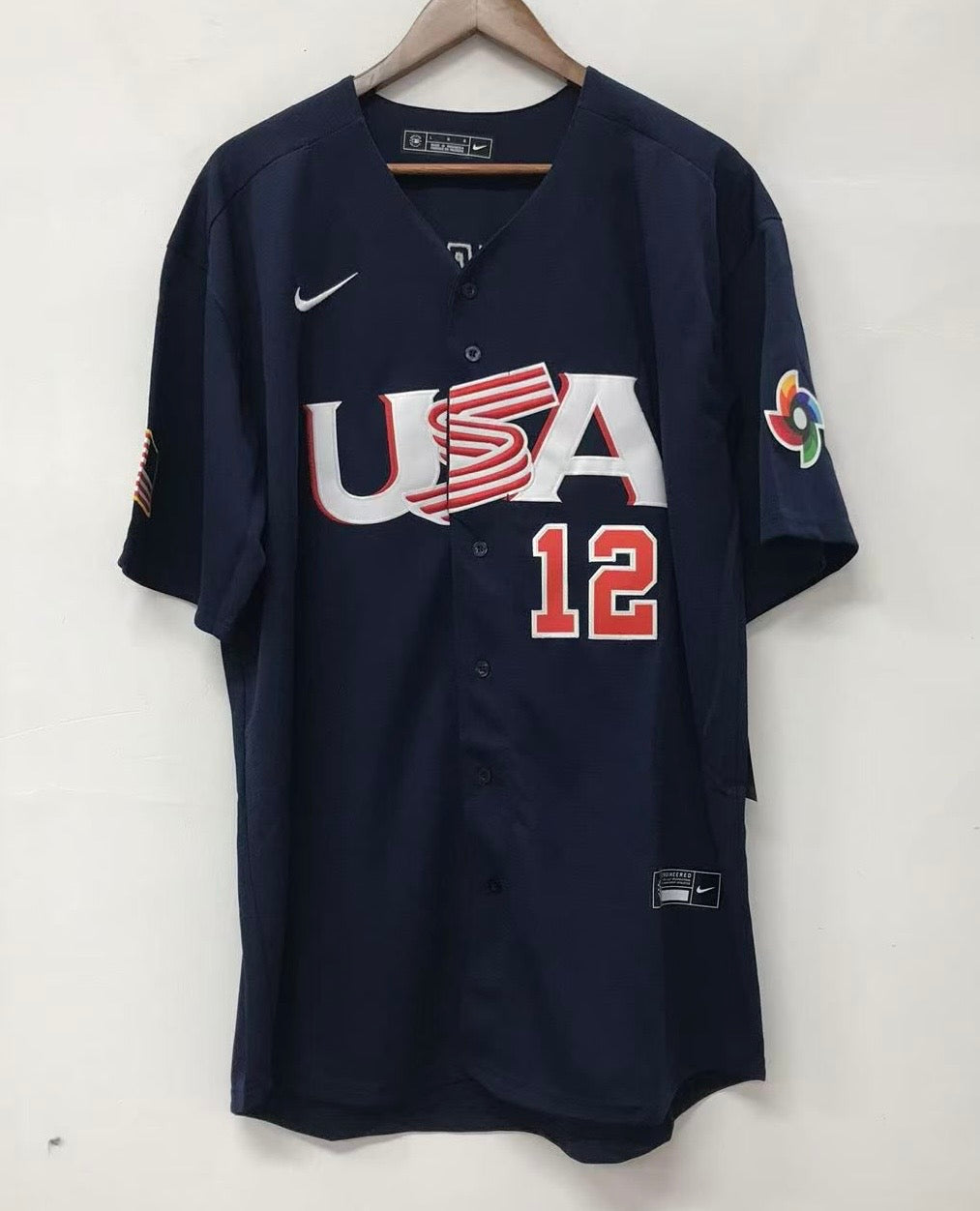 Kyle Schwarber Team USA Baseball Jersey Nike blue product image 3